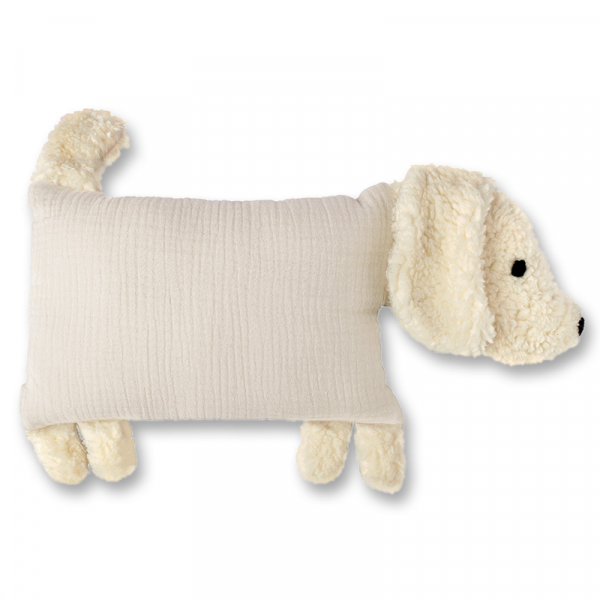 Preview: DG Schafwolle Kuschelkissen Pferd, Hund oder Hase mit Namen